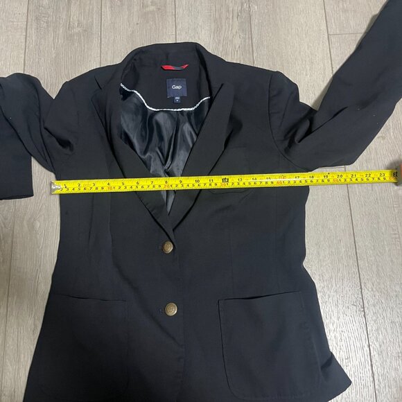 Gap Blazer Size Black 10 (24 inch Sleeves) EUC - Picture 5 of 6